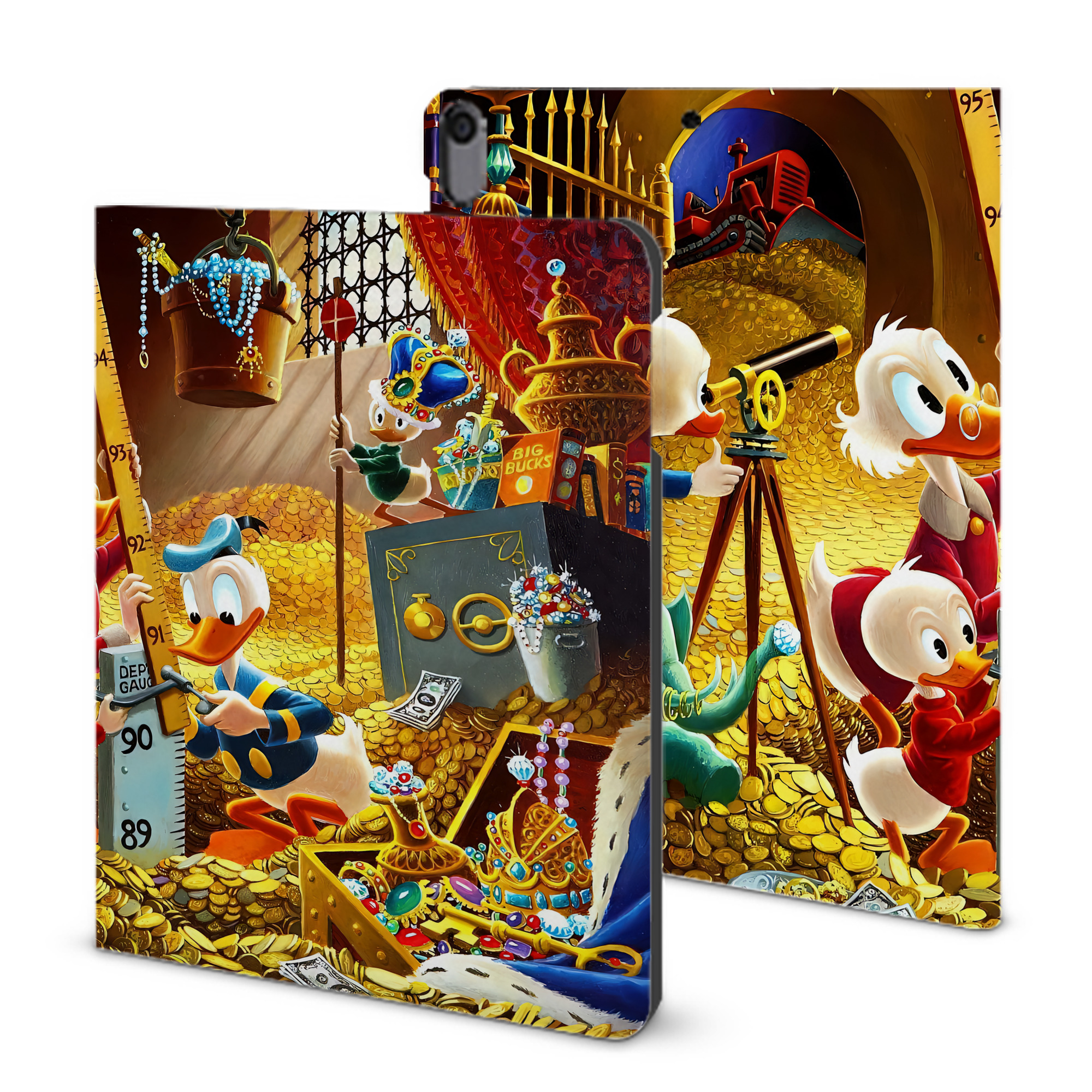 （画像用） ミッキーマウス Mickey Mouse IPad ケース ブック型 PUレザー TPU 耐衝撃 軽量 薄型 ペン収納なし 全面保護 IPad 各モデル対応